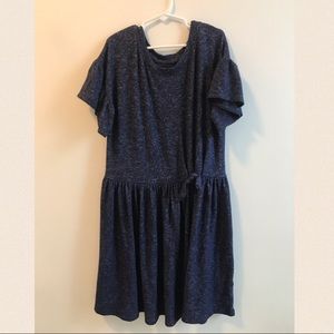 Blue casual dress
